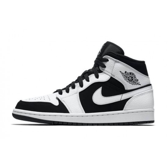 Nike Air Jordan 1 Mid White Black 