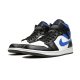 554724-140 Air Jordan 1 Mid White Black Royal White/Black/Racerblue