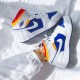 554725-131 Air Jordan 1 Mid White Laser Orange Deep Royal Blue White/Laserorange-Deeproyalblue