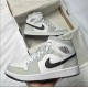 BQ6472-015 Air Jordan 1 Mid White Light Smoke Grey White/Light Smoke Gray/Black 