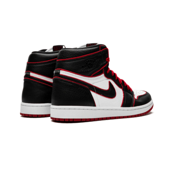 555088-062 Air Jordan 1 Retro High Bloodline Black/Gym Red-White 