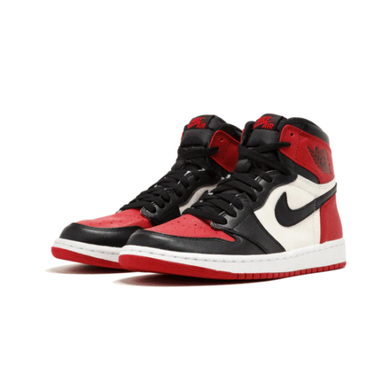 555088-610 Air Jordan 1 Retro High Bred Toe Gym Red/Black-Summit White 