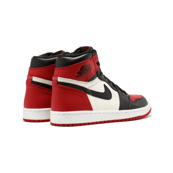 555088-610 Air Jordan 1 Retro High Bred Toe Gym Red/Black-Summit White 