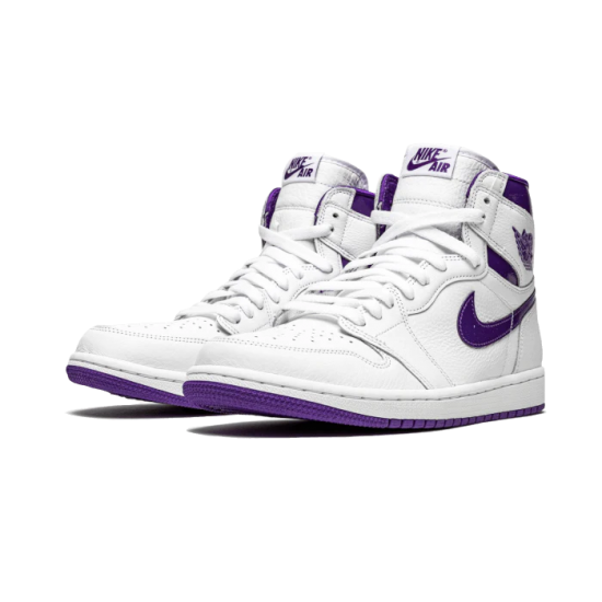 CD0461-151 Air Jordan 1 Retro High Court Purple (2021) White/Purpleshort