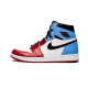 CK5666-100 Air Jordan 1 Retro High Fearless Unc Chicago White/University Blue-Black-Varsity Red