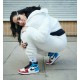 CK5666-100 Air Jordan 1 Retro High Fearless Unc Chicago White/University Blue-Black-Varsity Red