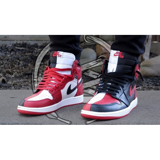 861428-061 Air Jordan 1 Retro High Homage To Home Black/Universityred-White