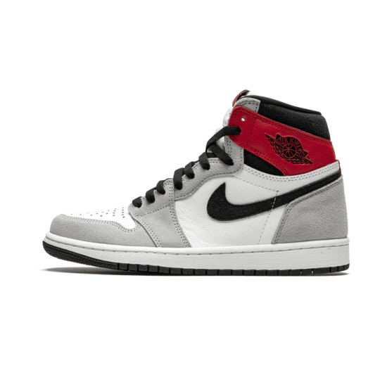 555088-126 Air Jordan 1 Retro High Light Smoke Grey Black-White-Smoke Grey