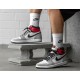 555088-126 Air Jordan 1 Retro High Light Smoke Grey Black-White-Smoke Grey