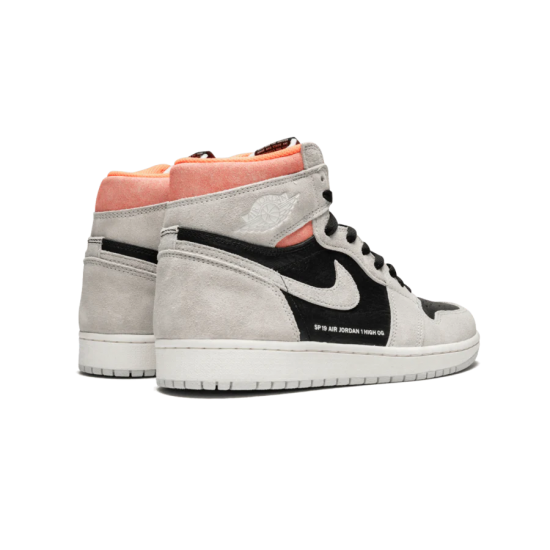 555088-018 Air Jordan 1 Retro High Neutral Gray Hyper Crimson Neutralgray/Black-Hypercrimson-White