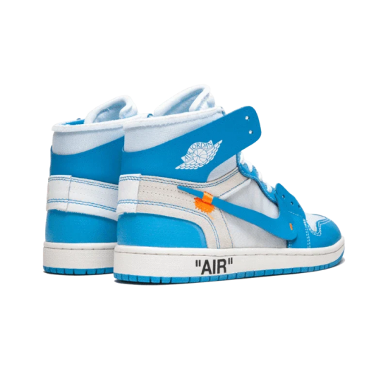 AQ0818-148 Air Jordan 1 Retro High Off-White University Blue White/Darkpowderblue-Cone