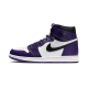 555088-500 Air Jordan 1 Retro High Og Court Purple White Courtpurple/White-Black