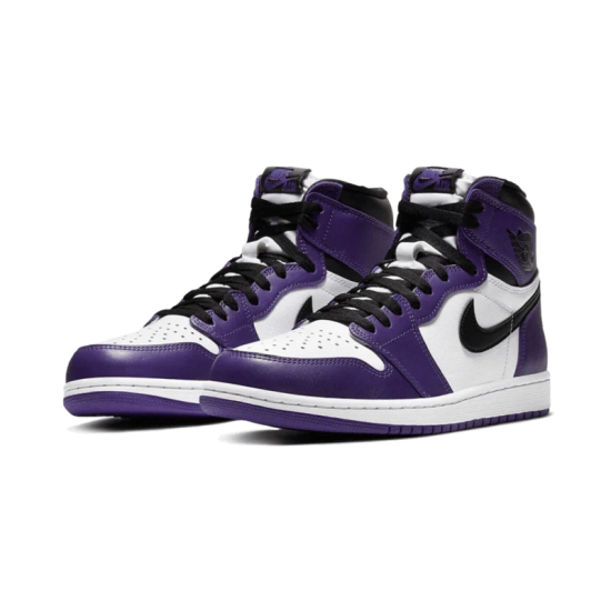 555088-500 Air Jordan 1 Retro High Og Court Purple White Courtpurple/White-Black