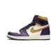 CD6578-507 Air Jordan 1 Retro High Og Defiant Nike Sb La To Chicago Court Purple/Black-Sail-University Gold