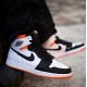 555088-180 Air Jordan 1 Retro High Og Electro Orange White/Electro Orange/Black 