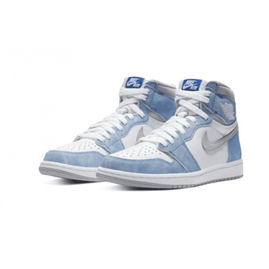 555088-402 Air Jordan 1 Retro High Og Hyper Royal Hyper Royal/Light Smoke Gray-White 