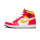 555088-603 Air Jordan 1 Retro High Og Light Fusion Red Light Fusion Red/White-Laser Orange-Black 