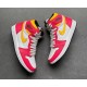 555088-603 Air Jordan 1 Retro High Og Light Fusion Red Light Fusion Red/White-Laser Orange-Black 