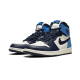 555088-140 Air Jordan 1 Retro High Og Obsidian Unc 2019 Sail/Obsidian-Universityblue