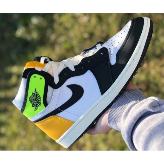 555088-118 Air Jordan 1 Retro High Og Volt Gold White/Black-Volt-University Gold