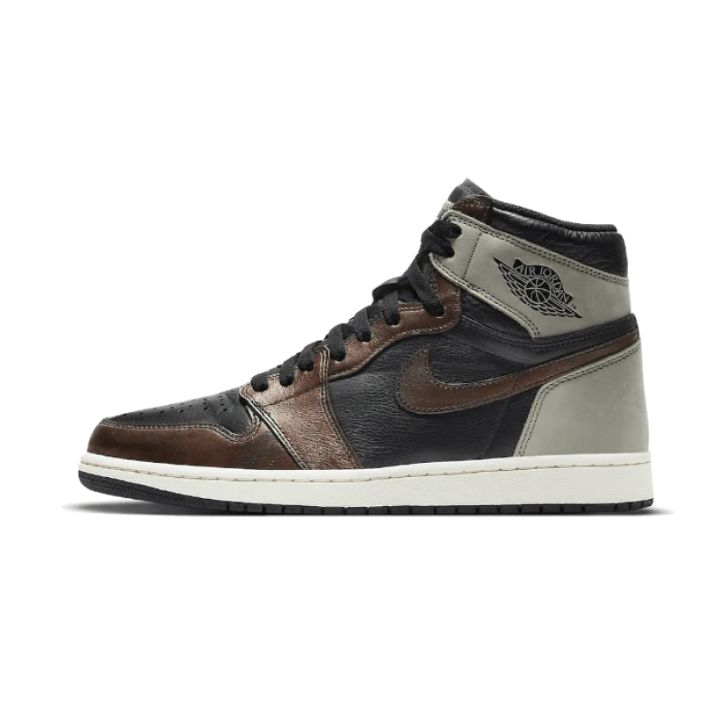 555088-033 Air Jordan 1 Retro High Patina Black/Lightarmy-Sail-Freshmint