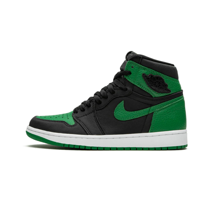 555088-030 Air Jordan 1 Retro High Pine Green Black Black/Whitepinegreengym-Red