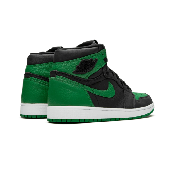 555088-030 Air Jordan 1 Retro High Pine Green Black Black/Whitepinegreengym-Red