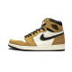 555088-700 Air Jordan 1 Retro High Rookie Of The Year Goldenharvest/Black-Sail