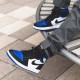 555088-041 Air Jordan 1 Retro High Royal Toe Black/Black-White-Game Royal