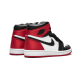 CD0461-016 Air Jordan 1 Retro High Satin Black Toe Black/White-University Red