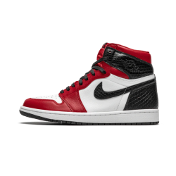 CD0461-100 Air Jordan 1 Retro High Satin Snake Chicago White/Black-Auroragreen