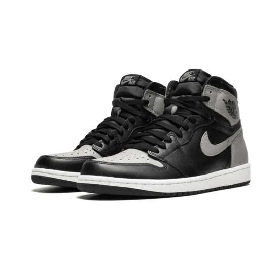 555088-013 Air Jordan 1 Retro High Shadow Black/Medium Gray-White