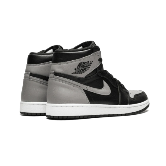 555088-013 Air Jordan 1 Retro High Shadow Black/Medium Gray-White