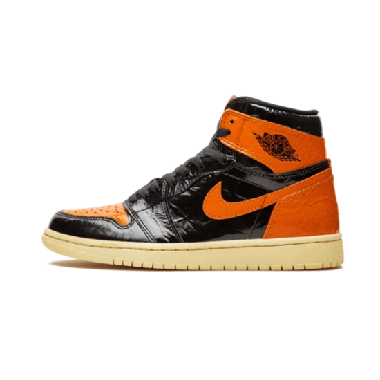 555088-028 Air Jordan 1 Retro High Shattered Backboard 3.0 Black/Pale Vanilla-Starfish