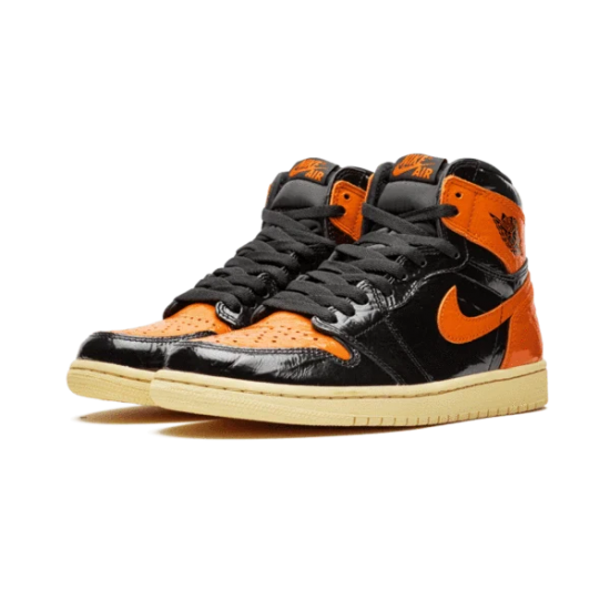 555088-028 Air Jordan 1 Retro High Shattered Backboard 3.0 Black/Pale Vanilla-Starfish