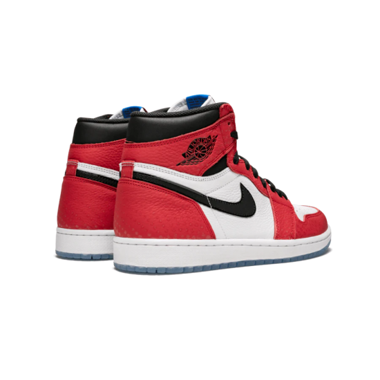 555088-602 Air Jordan 1 Retro High Spider-Man Origin Story Gymred/Black-White-Photoblue