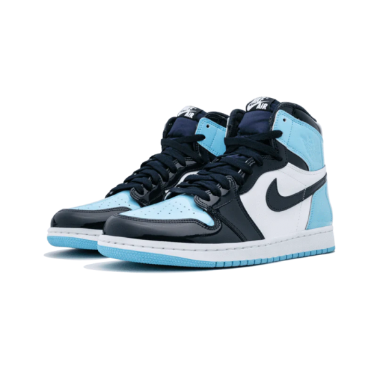 CD0461-401 Air Jordan 1 Retro High Unc Patent Obsidian/Blue Chill-White Release