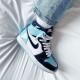 CD0461-401 Air Jordan 1 Retro High Unc Patent Obsidian/Blue Chill-White Release