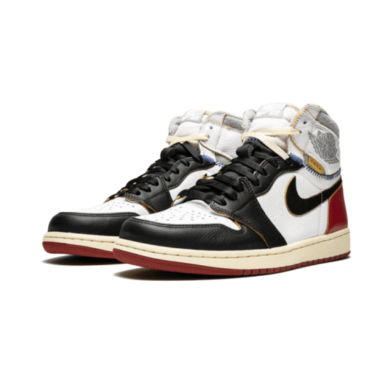 BV1300-106 Air Jordan 1 Retro High Union Los Angeles Black Toe White/Black-Varsity Red-Gray Wolf