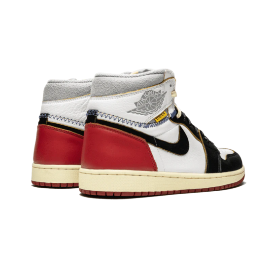 BV1300-106 Air Jordan 1 Retro High Union Los Angeles Black Toe White/Black-Varsity Red-Gray Wolf