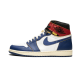 BV1300-146 Air Jordan 1 Retro High Union Los Angeles Blue Toe White/Stormblue-Varsityred-Black