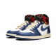 BV1300-146 Air Jordan 1 Retro High Union Los Angeles Blue Toe White/Stormblue-Varsityred-Black