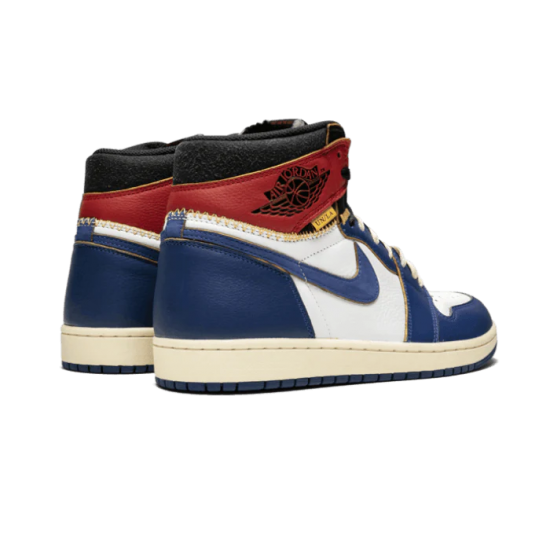 BV1300-146 Air Jordan 1 Retro High Union Los Angeles Blue Toe White/Stormblue-Varsityred-Black