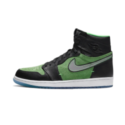 CK6637-002 Air Jordan 1 Retro High Zoom Black Green Fir/Black-Tomatillo-Rage Green