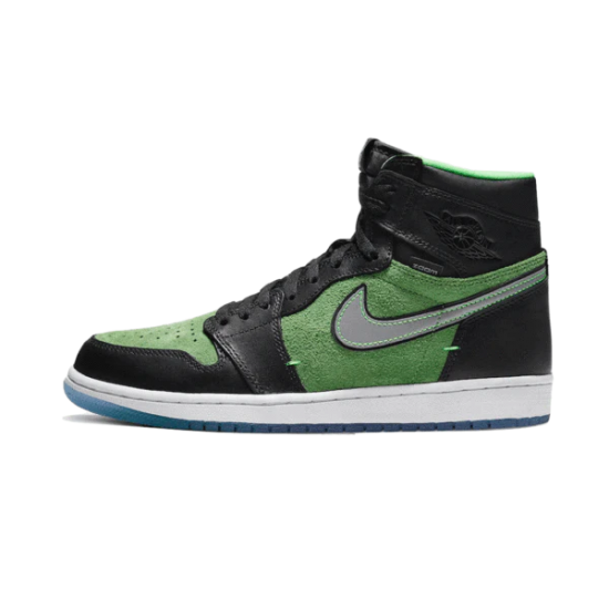 CK6637-002 Air Jordan 1 Retro High Zoom Black Green Fir/Black-Tomatillo-Rage Green