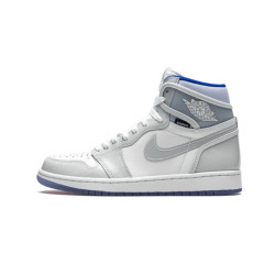 CK6637-104 Air Jordan 1 Retro High Zoom White Racer Blue White/Racer Blue-White Release