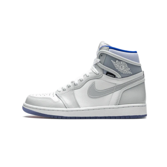 CK6637-104 Air Jordan 1 Retro High Zoom White Racer Blue White/Racer Blue-White Release