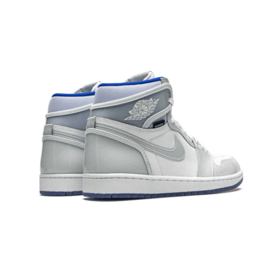 CK6637-104 Air Jordan 1 Retro High Zoom White Racer Blue White/Racer Blue-White Release