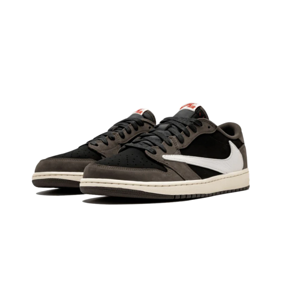 CQ4277-001 Air Jordan 1 Retro Low Travis Scott Black/Dark Mocha-University Red Sail