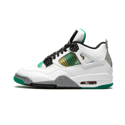 AQ9129-100 Air Jordan 4 Do The Right Thing White/University Red/Lucid Green/Black